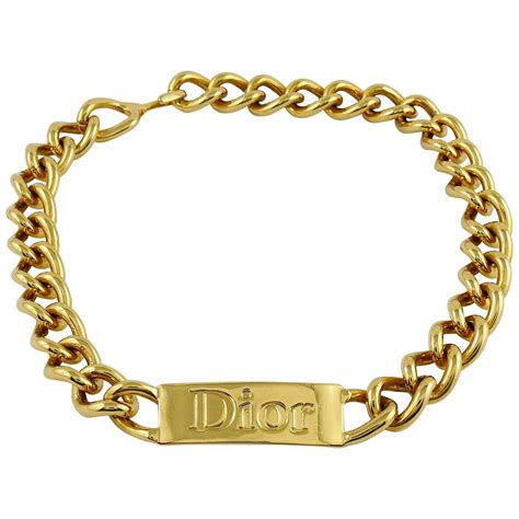 dior chunky necklace